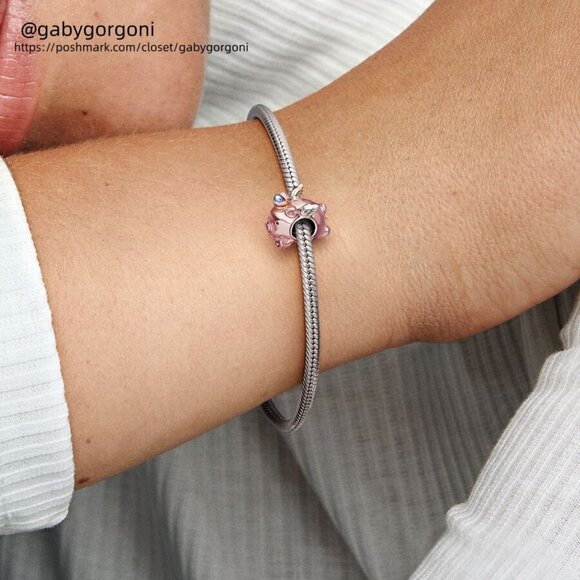 Pandora Flying Unicorn Pig Charm|Pendant - Picture 2 of 2